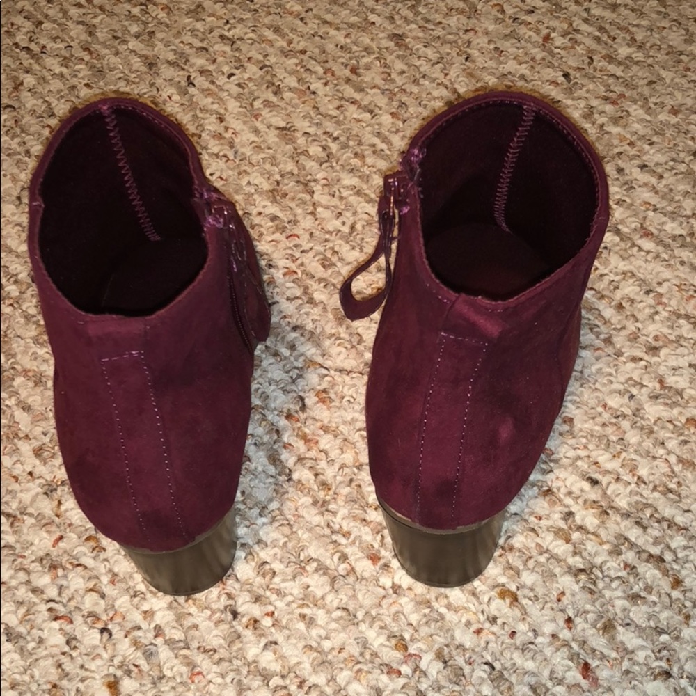 Booties, maroon - Picture 2 of 4